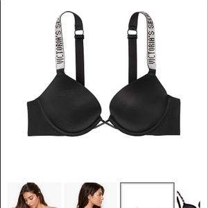 Bombshell Add-2-cups Shine Strap Push-up Bra NWT